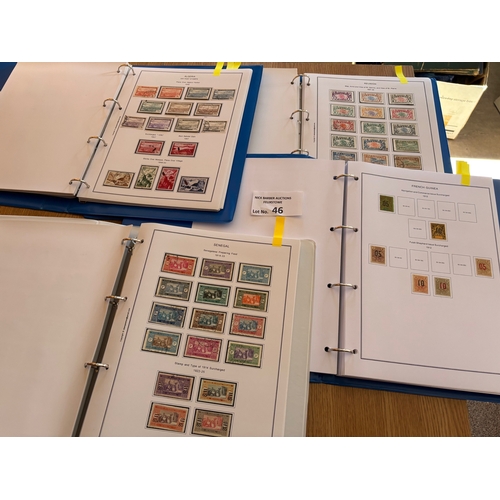 46 - Stamps : Huge collection of French Possessions in six quality specialist albums with a pictorial spa... 