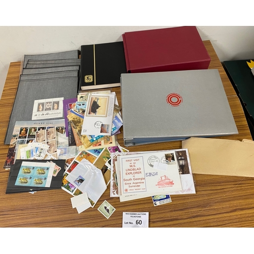 60 - Stamps : Large box of modern mint British Commonwealth stamps in albums and loose. Also some commemo... 