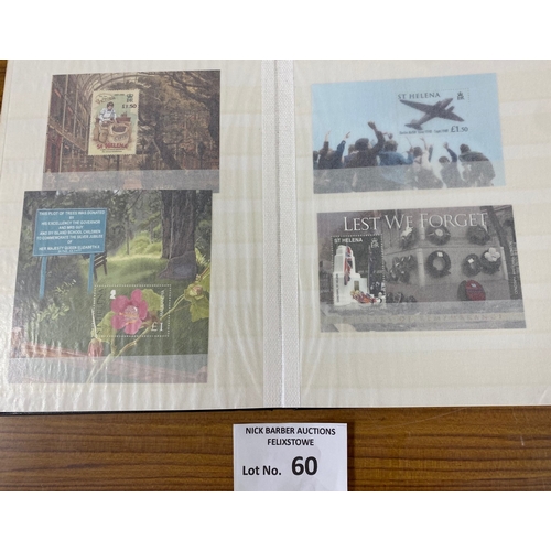 60 - Stamps : Large box of modern mint British Commonwealth stamps in albums and loose. Also some commemo... 