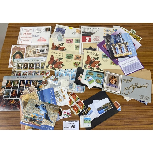 60 - Stamps : Large box of modern mint British Commonwealth stamps in albums and loose. Also some commemo... 