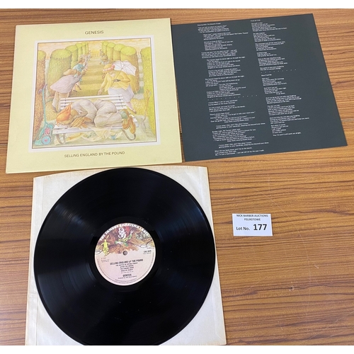 177 - Records : Rock - King Crimson incl In the Court of the Crimson King, white i, plus a young persons g... 