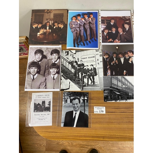 179 - Beatles : Beatles Memorabilia, Super collection of photographs, prints, postcards etc, some original... 