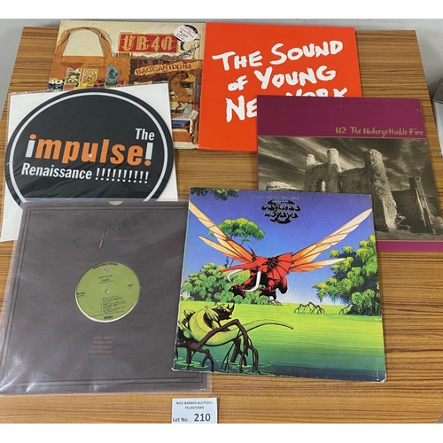 210 - Records : 20 mainly rock albums, incl Tangerine Dream, The Who, and Faces etc.