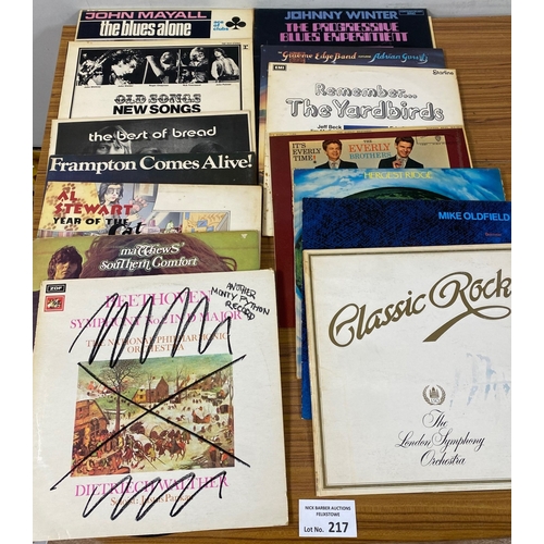217 - Records : 20 mainly rock albums, incl Ten Years After, John Mayall, Yardbirds etc.