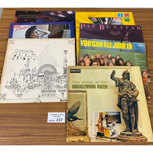 217 - Records : 20 mainly rock albums, incl Ten Years After, John Mayall, Yardbirds etc.