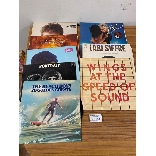 232 - Records : 20 mainly rock albums, incl ISB, Genesis, John Mayall.