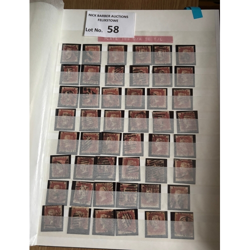 58 - Stamps : GB collection in 6 stock books, in glassines, on covers etc. Some usable face value not cou... 