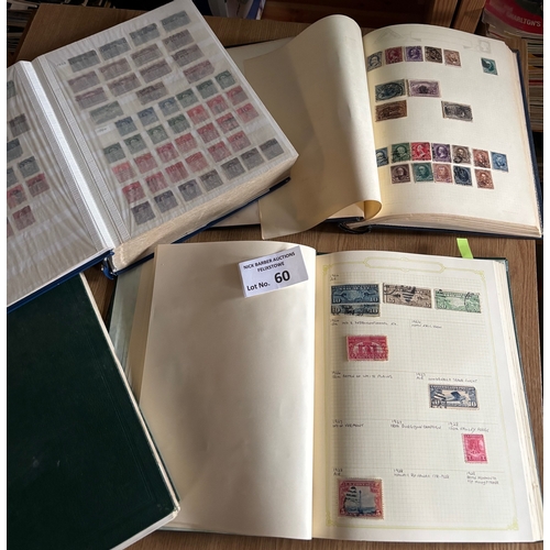 60 - Stamps : USA collection in 4 albums earlies onwards to include later commemorative mint stamps, mini... 