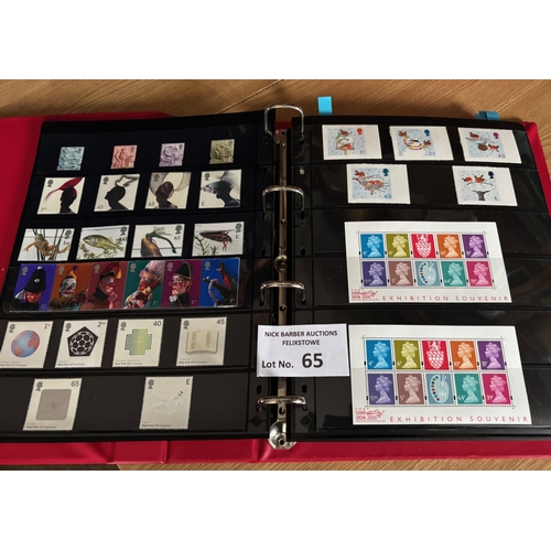 65 - Stamps : Quality Leuchtturm album in slipcase with modern decimal GB mint stamps from 2000 onwards m... 