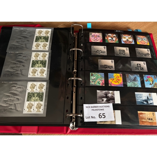 65 - Stamps : Quality Leuchtturm album in slipcase with modern decimal GB mint stamps from 2000 onwards m... 