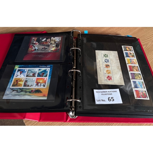 65 - Stamps : Quality Leuchtturm album in slipcase with modern decimal GB mint stamps from 2000 onwards m... 