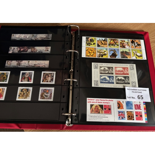 65 - Stamps : Quality Leuchtturm album in slipcase with modern decimal GB mint stamps from 2000 onwards m... 