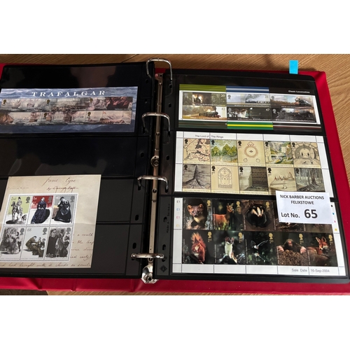 65 - Stamps : Quality Leuchtturm album in slipcase with modern decimal GB mint stamps from 2000 onwards m... 