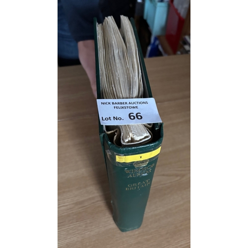 66 - Stamps : Superb GB collection in heavy well filled Windsor album featuring 1d Black, 2d Blues, good ... 