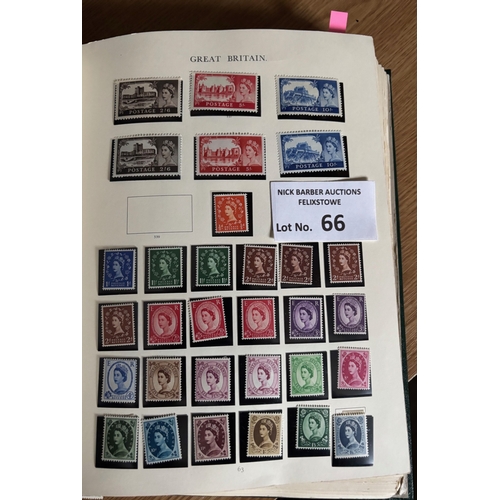 66 - Stamps : Superb GB collection in heavy well filled Windsor album featuring 1d Black, 2d Blues, good ... 