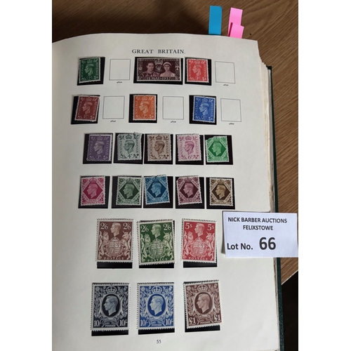 66 - Stamps : Superb GB collection in heavy well filled Windsor album featuring 1d Black, 2d Blues, good ... 