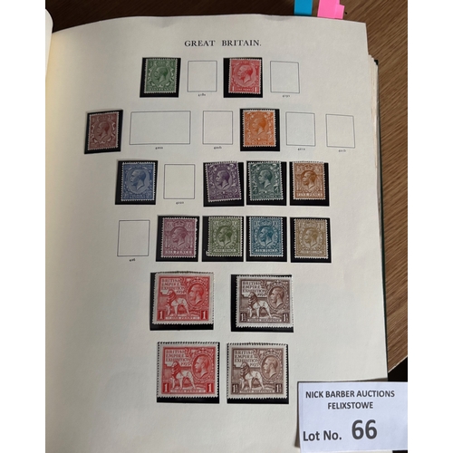 66 - Stamps : Superb GB collection in heavy well filled Windsor album featuring 1d Black, 2d Blues, good ... 