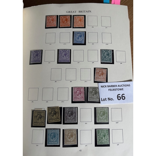 66 - Stamps : Superb GB collection in heavy well filled Windsor album featuring 1d Black, 2d Blues, good ... 