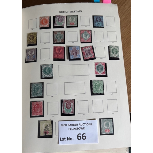 66 - Stamps : Superb GB collection in heavy well filled Windsor album featuring 1d Black, 2d Blues, good ... 