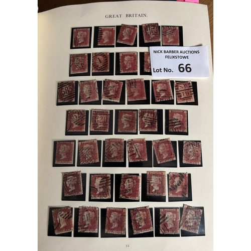 66 - Stamps : Superb GB collection in heavy well filled Windsor album featuring 1d Black, 2d Blues, good ... 