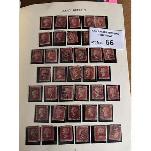 66 - Stamps : Superb GB collection in heavy well filled Windsor album featuring 1d Black, 2d Blues, good ... 