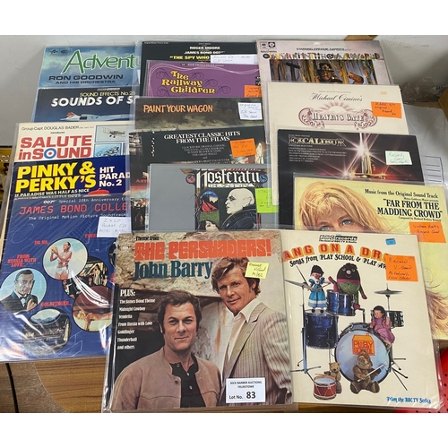 83 - Records : Soundtrack/TV/sound effects albums, great conditions, incl Oliver in the Overworld, Noster... 
