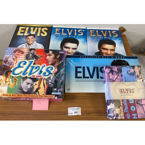 99 - Records : Elvis Presley huge stack of box sets, incl jigsaws, cd's dvd's etc, monster lot.