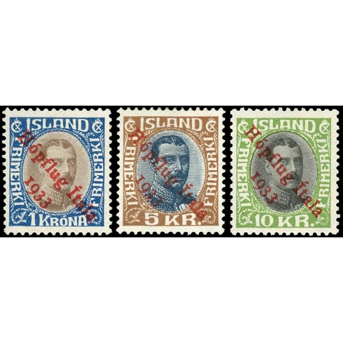 408 - 1933 Air. Balbo Transatlantic Mass Formation Flight set mint (some gum disturbance from hinge remnan... 