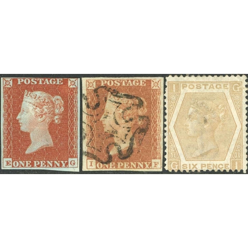 722 - BINDER QV to KGVI with the mainly used collection inc. 1841 1d red (3, inc. one unmounted mint with ... 