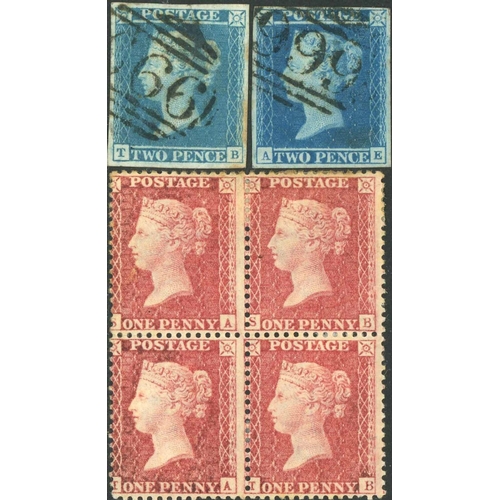 723 - STOCKBOOK with the QV to QEII mint and used jumbled accumulation inc. 1841 1d red (35 + a pair) & 2d... 