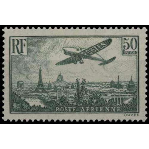 3338 - 1936 Air 50f green. Mounted mint. SG £1,300