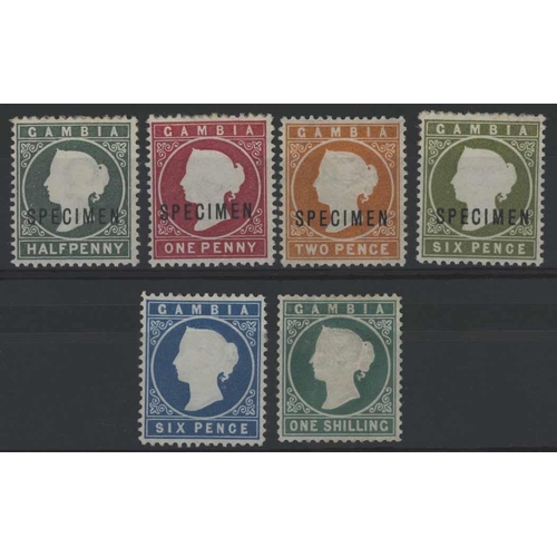 3369 - 1880-81 Line perf 14 6d blue & 1/- green, mounted mint. 1886-93 Crown CA (sideways) wmk. ½d, 1d, 2d ... 