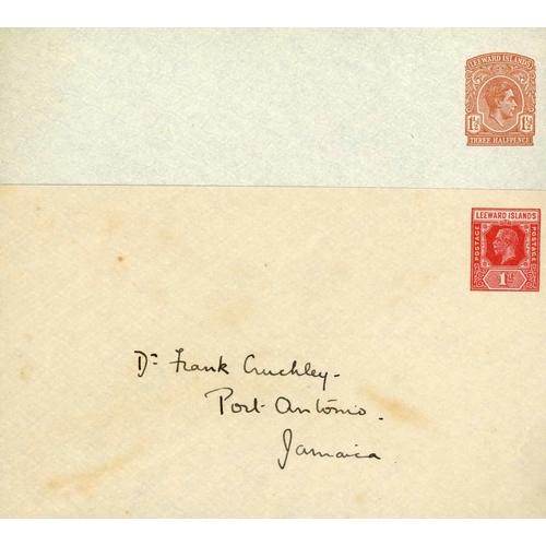 3433 - POSTAL STATIONERY COLLECTION: Binder with the QV to KGVI collection of unused envs., cards, wrappers... 