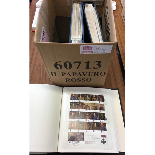 3452 - THREE ALBUMS (in a carton) with the extensive mint & used collection, 2002-12 inc. a large number of... 