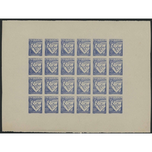 3473 - MISCELLANY on leaves, etc. inc. 1898 Vasco da Gama set mint, 1898 da Gama Postage Due set mint, 1910... 