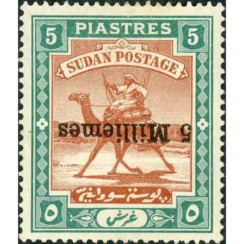 3539 - 1903 5m brown & green surcharged 