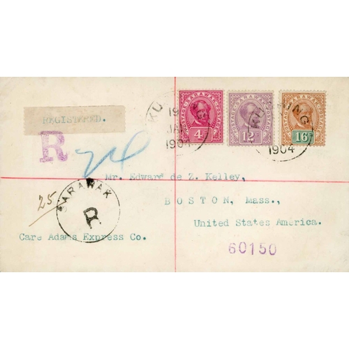 2212 - U.S.A. - 32c-RATE COVER REGISTERED 