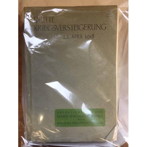 1049 - MARKEN UND GANZSACHENHAUS auction catalogues: No 4 (04/1918), No 10 (11/1920) includes specialised c... 