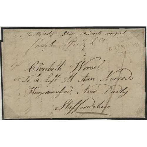 2138 - ROYAL MARINE SOLDIERS' 1d CONCESSION RATE COVERS EX DEVON/HOBB'S POINT, ETC.; Feb. 1806 & Mar. 1839 ... 