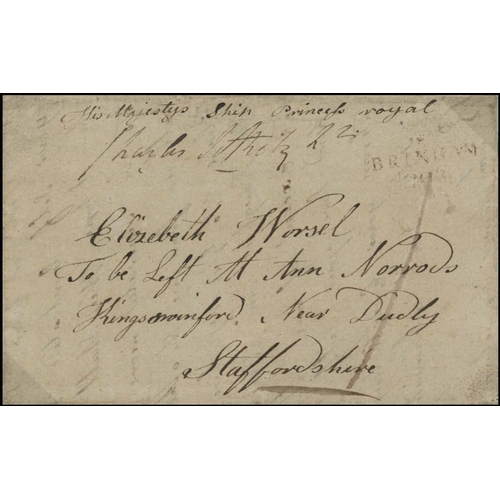 2138 - ROYAL MARINE SOLDIERS' 1d CONCESSION RATE COVERS EX DEVON/HOBB'S POINT, ETC.; Feb. 1806 & Mar. 1839 ... 