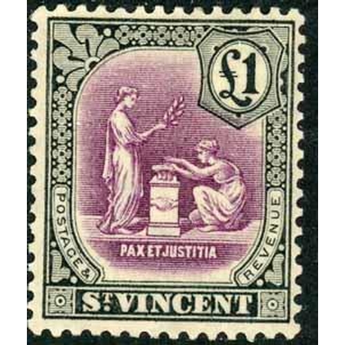 1041 - ISLANDS MISCELLANY ON STOCK CARDS inc Ascension KGVI mint vals to 10/- inc. shades, St. Helena 1953 ... 