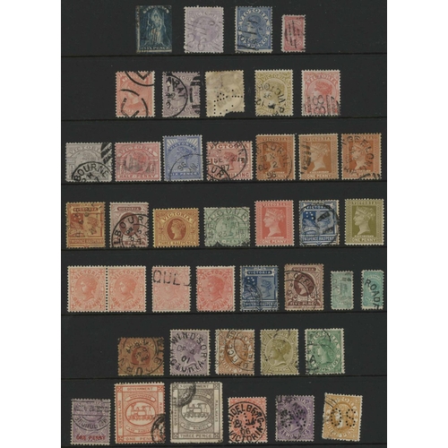 1130 - USED COLLECTION ON STOCK PAGES: Representative range of issues for all 5 issuing states. Strongest i... 