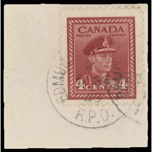 1326 - QUEBEC; 1856-1962 range with the RPO postmark collections for the Temiscouata (8) inc. an Edmunston ... 