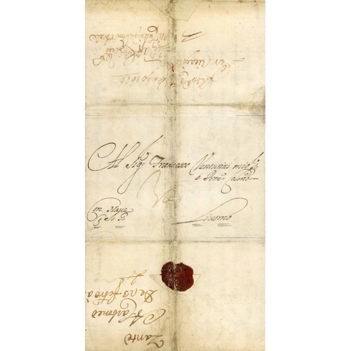 1685 - ZANTE 1688 & SANTA MAURA (LEFKADA) 1697 - 14 Feb. 1688 EL (toned filing crease) from 