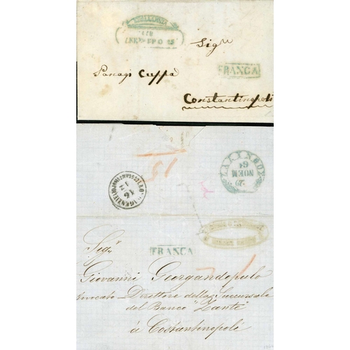 1698 - 1830-64 MAIL TO CONSTANTINOPLE/SMYRNA - INC. RARE CEPHALONIA 