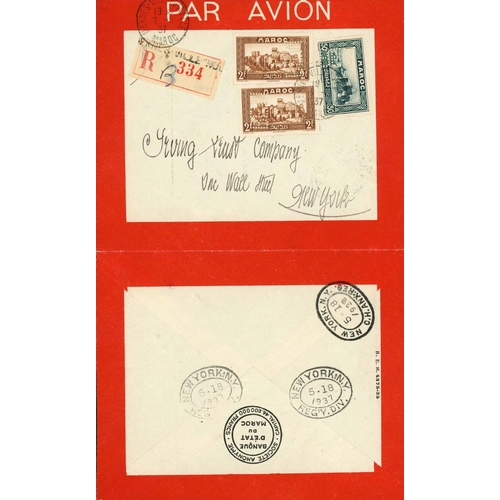 1750 - RING BINDER WITH THE EXTENSIVE PERFIN COLLECTION: Range of covers & stamps inc. 1937 (7 May.) regd. ... 