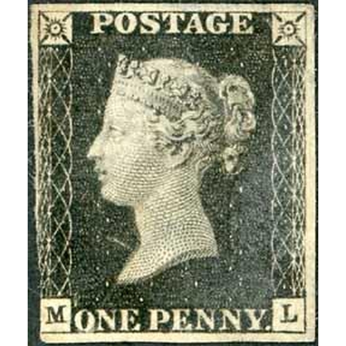 1957 - MINT PLATE 6, IG - large part og example with four small to v close margins. SG £13000. Plus ML Plat... 