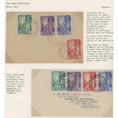 1286 - 1946 ISSUES - INCLUDES COVERS:1 Jan 1946 3p to $10 mint and used, mint 3p (15, inc a block of twelve... 