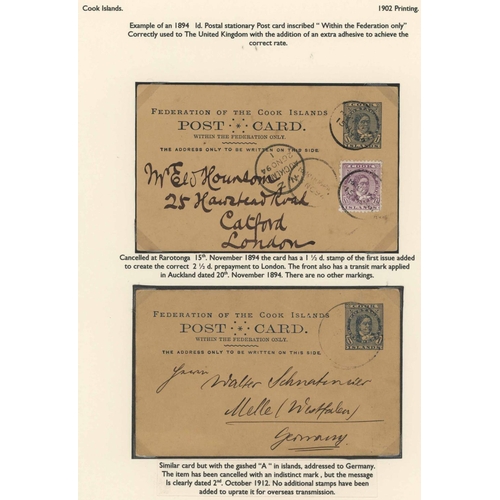 1368 - QV-KGV MISCELLANY OF POSTAL STATIONERY, PPCS, ETC. inc. 1892 unused 1d blue large-format P. Stat. ca... 