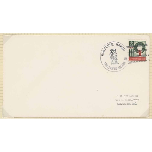 1588 - CHRISTMAS ISLAND - MODERN COVERS:1957-66 Covers/cards (27) inc examples with GB Wildings cancelled b... 